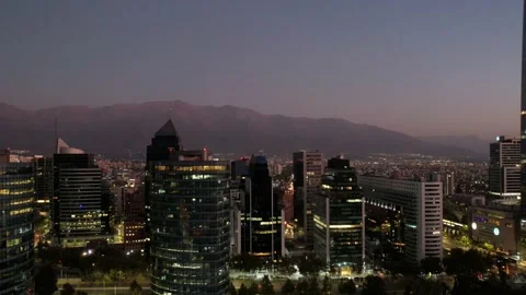 Hyperlapse Sanhattan Noche Stock Footage 169544686