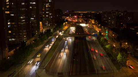 Hyperlapse Santiago Video stock 135209983