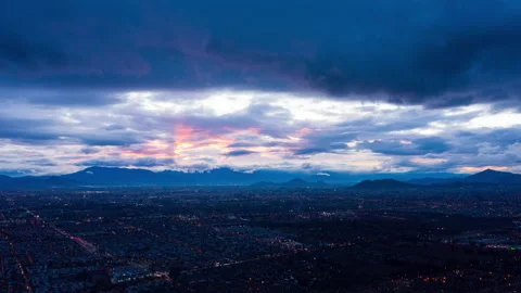 Hyperlapse Santiago Video stock 135237609