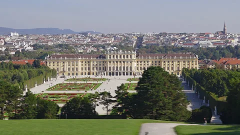 Hyperlapse of Schoenbrunn Stock Footage 135178970