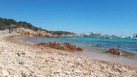 Hyperlapse Sea Sardinia  Stock Footage