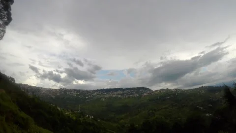 Hyperlapse shoot in mountain and city Stock Footage 220413064
