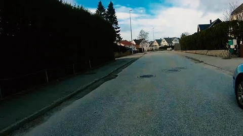 Hyperlapse of the sideroad Stock Footage 125701005