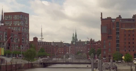 Hyperlapse Speicherstadt Stock Footage 82397205