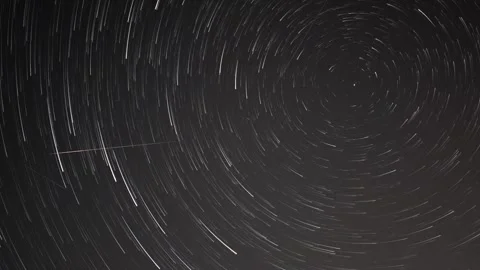 Hyperlapse startrail Perseids 2023 4k Stock Footage 248112522