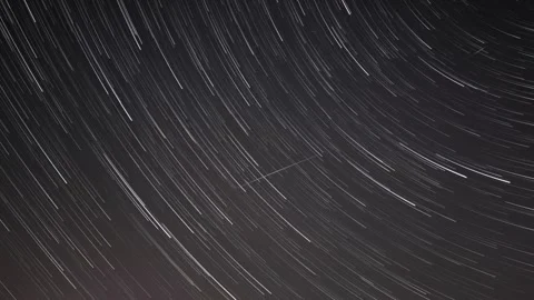Hyperlapse startrail Perseids 2023 4k Stock Footage 248113568