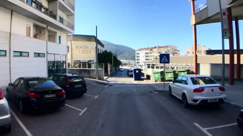 Hyperlapse of Streets and Buildings in Lousã, Portugal – 23 January 2023 Stock-Footage 333840516