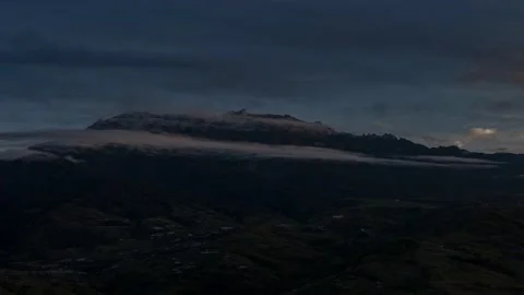 Hyperlapse sunrise with Mount Kinabalu as background, Sabah Borneo, Malaysia Stock Footage 195972827