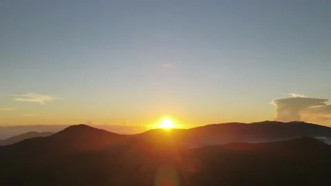 Hyperlapse sunrise in the mountain Stock Footage 146545078