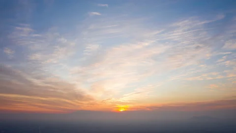 Hyperlapse Sunset Video stock 135234918