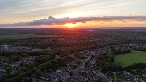 Hyperlapse sunset in rural England Video stock 277930717