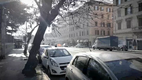 Hyperlapse in Testaccio, Rome, Lazio, Italy Stock Footage 101482589