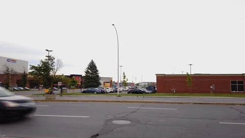 Hyperlapse through boulevard Des Sources and highway forty Stock Footage 119645658