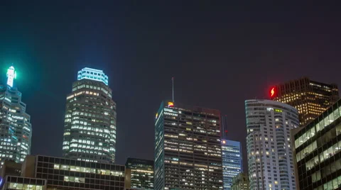 Hyperlapse / Timelapse downtown Toronto Stock Footage 50056657
