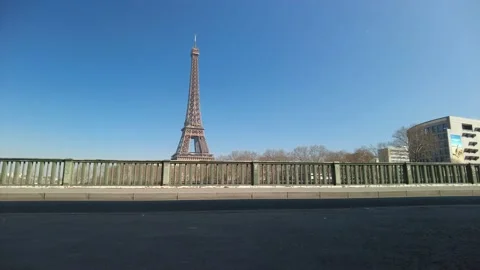 Hyperlapse timelapse people and traffic in Paris Stock Footage 171566373