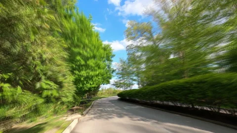 Hyperlapse of truck on the road Stock Footage 131351311