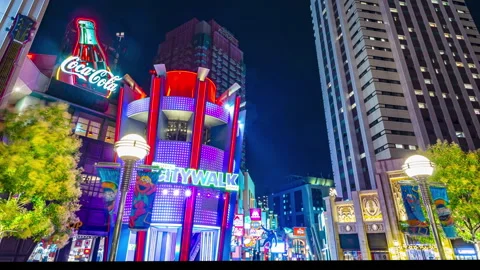 Hyperlapse Universal Studios in Osaka Japan 스톡 동영상 277404926