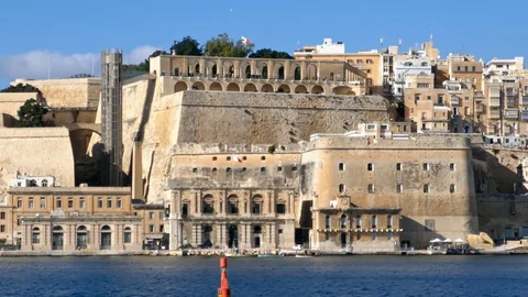 Hyperlapse of Valletta, Malta Stock Footage 99734846