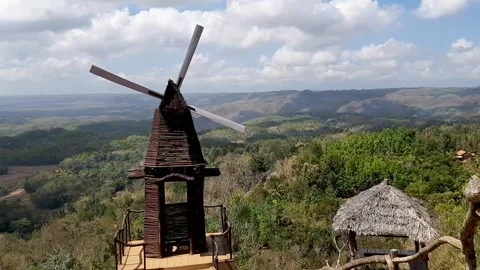 Hyperlapse video of clouds at Puncak Songgo Langit, Yogyakarta. Video stock 236594161