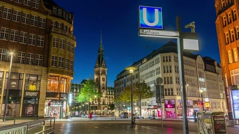 Hyperlapse video of Hamburg Stock Footage 114577559