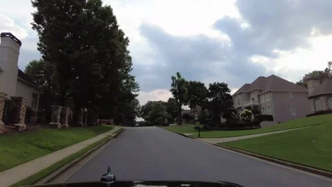 Hyperlapse video of a suburbs Stock Footage 157701472