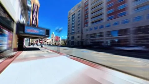 Hyperlapse video walking around New Brunswick, NJ Video stock 177996347