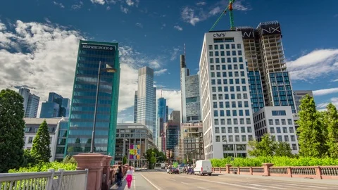 Hyperlapse view of Frankfurt Stock Footage 114575424