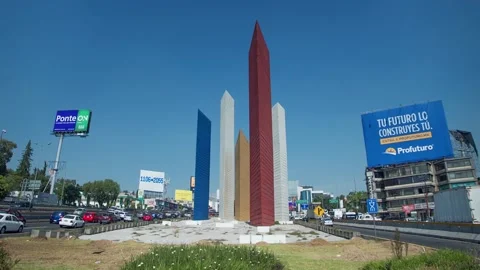 Hyperlapse. View of the Satellite Towers Stock Footage 141540070