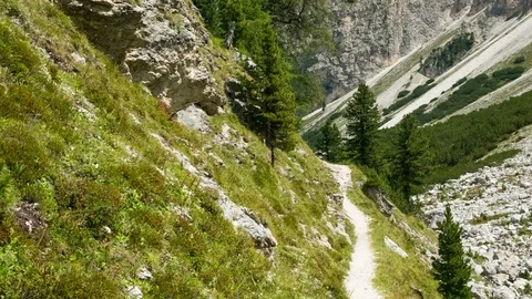 Hyperlapse walk in the dolomites Stock Footage 94618034