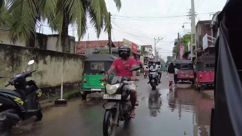 Hyperlapse walking Negombo Stock Footage 169531511
