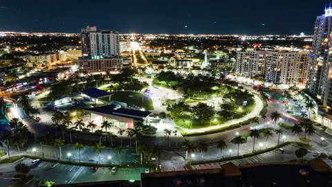 Hyperlapse of Young Circle Stock Footage 245826677