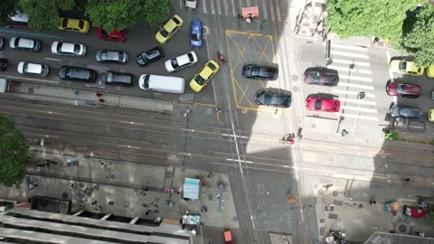 Hyperlapse zenith cars Stock Footage 171883785