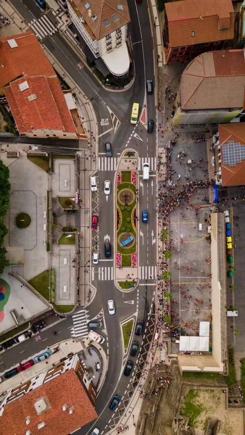 HYPERLAPSEtriatlon vertical Stock Footage 195432534