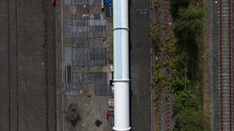 Hyperloop concept, vacuum train, pneumatic tube technology, high speed Stock Footage 319532409