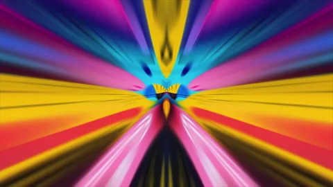 Hyperloop Neon Warp Tunnel 1 Vidéo 334647446