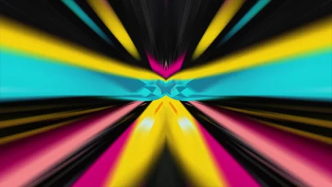 Hyperloop Neon Warp Tunnel 2 Stockbeeldmateriaal 334647415