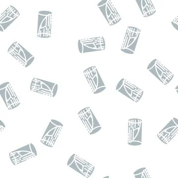 Hyperloop railway glyph vector seamless pattern Stock Illustration