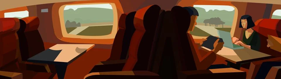 Hyperloop Train Illustrazione stock