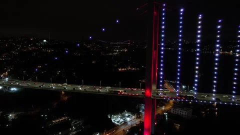Hyperlpase  at  İstanbul Bridge , Turkey Stock Footage 277090972