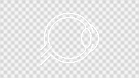 Hyperopia line animation Video stock 276528281