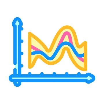 Hyperparameter tuning machine learning color icon vector illustration イラスト素材