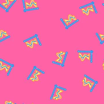 Hyperparameter tuning machine learning vector seamless pattern Illustrazione stock