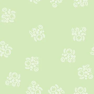 Hypersensitivity blood line seamless pattern Stock Illustration