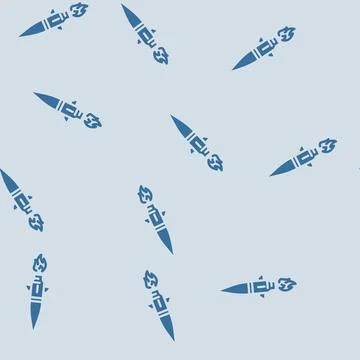 Hypersonic missiles future technology glyph vector seamless pattern 스톡 일러스트