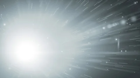 Hyperspace Background With Shining Starburst Vídeos de archivo 106232583