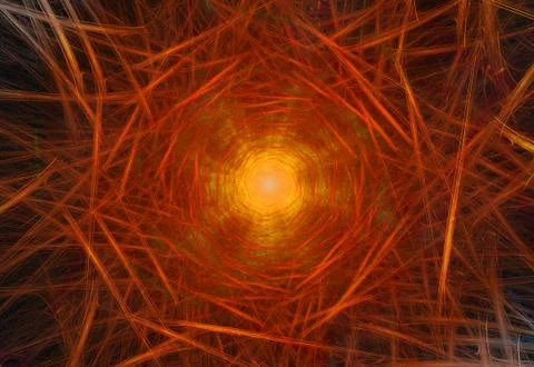 Hyperspace engaged Stockillustratie