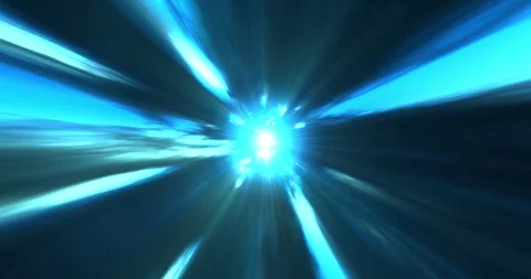 Hyperspace flight 4K NTSC-30p Stock Footage 88980215
