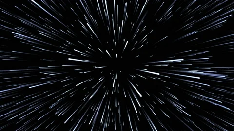 Hyperspace jump animation Stock Footage 139339406