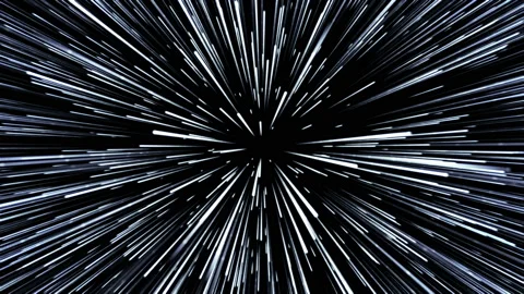 Hyperspace jump animation Stock Footage 139419753