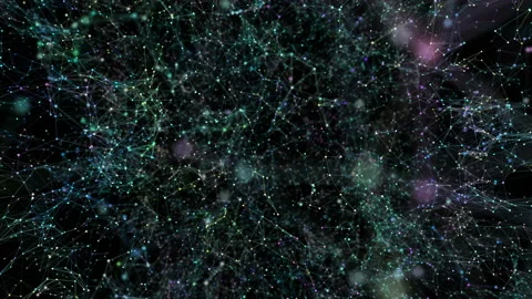 Hyperspace jump. Creative cosmic background filled with millions of stars and Stock Footage 120146212